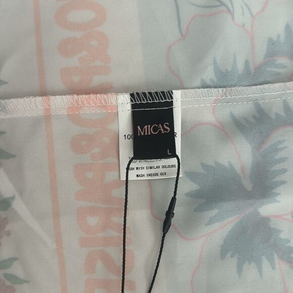 Beautiful colorful skirt size L summer wear light weight new never used - Picture 8 of 9